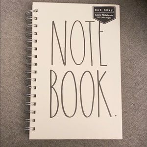 Rae Dunn Spiral Notebook